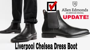 Allen edmonds men's suede leather chukka boots 9.5d brown katmai nomad cyrus. Allen Edmond Liverpool Chelsea Dress Boot 2 Year Update Youtube
