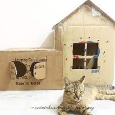 Tambah 1 platform di level pertama sebab platform di level 1 agak luas. Waniesamani S Blog Diy Rumah Kotak Untuk Kucing