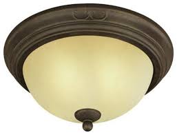 Westinghouse Two Light Indoor Flush Mount Ceiling Fixture Ebony Bronze Traditional Flush Mount Ceiling Lighting By Buildcom