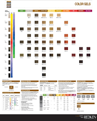 Redken Color Gels Chart 2018 World Of Reference