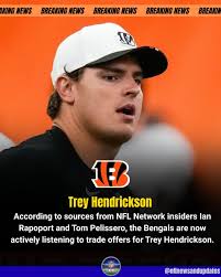Cincinnati Bengals pass rusher Trey Hendrickson has informed the team that  he won't play the upcoming season
