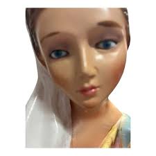 Vintage Virgin Mary Statute 23 inches tall.