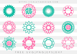 Free Free 239 Flower Monogram Svg Free SVG PNG EPS DXF File
