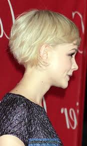Carey Mulligan micro bob profile view