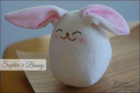 Free printable patterns for sewing animals. Free Sewing Pattern Sophia The Bunny Whileshenaps Com Sewing Soft Toys Bunny Soft Toy Sewing Patterns For Kids