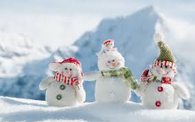 Fonds D Ecran Noel Bonhommes De Neige Maximumwallhd Les deux réunies apportent à cette photo une atmosphère douce, sereine et magique. fonds d ecran noel bonhommes de neige