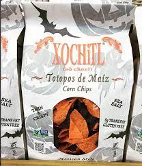 Xochitl Orange Purple Halloween Tortilla Chips Purple Halloween Halloween Goodies Orange And Purple