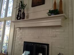 Ever wanted to make floating shelves? Mantel Ideas For Brick Fireplace White Painted Brick And White Floating Mantel Fireplace Ideas Floating Mantel Floating Fireplace Mantel Shelf