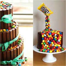 Torte Sussigkeiten Varianten Mehrstockig Kitkat Mnm Effekt Selber Machen Bolo Bolos Decorados Festa De Panda