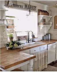 Modern Rustic Kitchen Decorations Ideas In 2020 Small Country Kitchens French Country Kitchens Farmhouse Kitchen Design