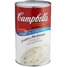 Ingredients for campbell's golden mushroom soup: Campbell S Condensed Cream Of Mushroom Soup 12 Case 50 Oz Bulk Cans