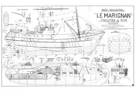 Plans De Bateaux De Peche Le Marignan Plans De Bateau Maquettes De Bateaux Plans De Bateaux En Bois