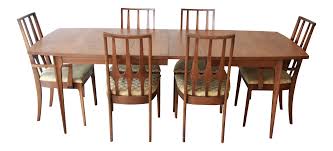 Broyhill Brasilia Mid Century Modern Walnut Dining Set On Chairish Com Dining Table Chairs Dining Dining Table