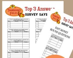 Displaying 22 questions associated with risk. Thanksgiving Trivia Etsy