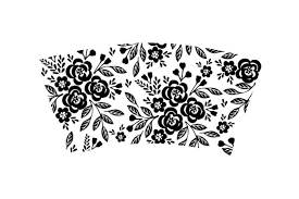 Download Floral Wrap For 16oz Skinny Tumbler Svg Cut File By Creative Fabrica Crafts Creative Fabrica