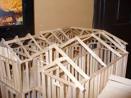 This post summarizes the most common practices and include helpful free drawings. Popsicle Stick House Blueprints Free