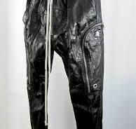 NWT* RICK OWENS UNISEX PERFORMA LEATHER TECUATL BAUHAUS ...