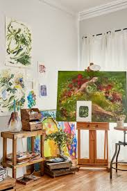 Katie Rodgers Artist Studio Tour Nyc Office Design Tips Artist Studio Art Studio Space Nyc Tours