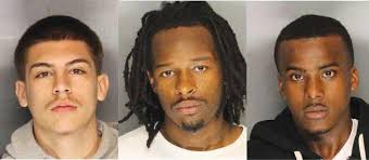 Three arrested in sidewalk robberies