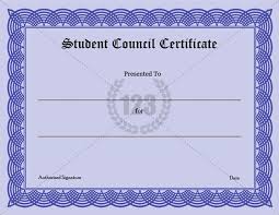 Precious Student Council Certificate Download 123certificate Templates Student Council Certificate Tem Student Certificates Student Council School Certificates