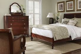 Ethan Allen Bedroom Furniture British Classics Island Style Sleigh Bed Monochromatic Sleigh Bedroom Set Bedroom Furniture Sets Ethan Allen Bedroom