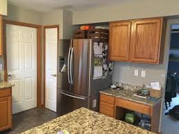 Can i paint my oak cabinets white. White Cabinets And Wood Trim