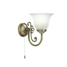 We have a large range of pan lighting from the era along with antique wall sconces. Traditional Single Wall Light In Antique Brass Finish W Glass Shade