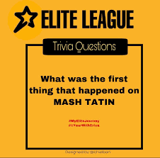 Trivia quizzes are a great way to work out your brain, maybe even learn something new. Star Girl Daily On Twitter Here Are Some Elite League Trivia Questions To Start The Day Answer With The Hashtags 1yearwitherica Beinganelite Dearerica Still With Erica Erica Nlewedim Elite League Question