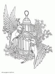 Includes images of baby animals, flowers, rain showers, and more. 34 Bird Coloring Pages For Adults Free