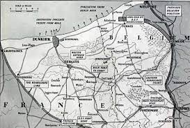 Map of dunkirk area hotels: The Evacuation Of Dunkirk Forces War Records