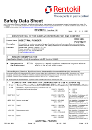 They say it is a waste of time, it's dangerous. Safety Data Sheet Pest Control Direct