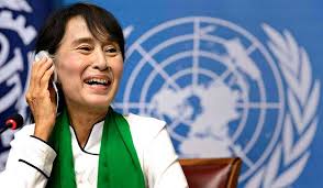 Burmese pro democracy leader and nobel peace prize winner. Daw Aung San Suu Kyi Begins Triumphant Visit To Europe The New York Times
