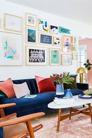 13 No Fuss Ways To Add Color Without Paint Colourful Living Room Boho Living Room Velvet Living Room