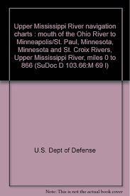 Upper Mississippi River Navigation Charts Mouth Of The