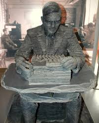 Alan turing statue at bletchley park. Slate Statue Of Alan Turing Mapio Net