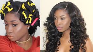 Natural hair is all about patience, trial, and error. Full Bouncy Curls With Flexi Rods Detailed Youtube