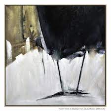 36x 24x 3/4 title : Black And Gold Beautiful Abstract Art United Interiors