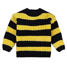 Amazon Com Foutou Toddler Baby Girls Knitted Stripe Sweater