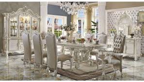 Formal dining room table set up. Marlyn Victorian Dining Room Table Set