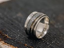 Saved by ts | handmade ideas. 12mm Sterling Silver Spinner Ring Chunky Wide Sterling Silver Ring Handmade Ring Fidget Ring Anxiety Ring Unisex Ring Meditation Ring