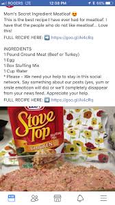 Stove Top Meatloaf Stove Top Meatloaf Meatloaf Meatloaf Recipes