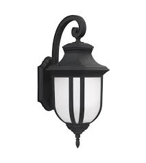 Sea Gull 8736391s 12 Childress Led 21 Inch Black Outdoor Wall Lantern