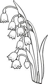 T T Lilly Of The Valley Snow Drop Embroidery Flowers Pattern Flower Drawing Flower Coloring Pages