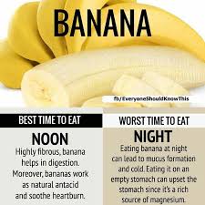 Pin By Zeisha On Food Ideas Decorations Best Fruits To Eat Best Time To Eat Eating Banana At Night