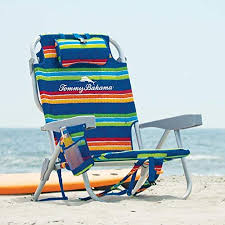 Alibaba.com offers 877 backpack lawn chair products. Amazon Com Tommy Bahama 2017 Backpack Cooler Folding Beach Chair Various Colors Red White Blue Stripe Sports Outdoors
