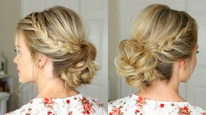 10 looks for every occasion long hairstyles for every occasion: Lace Braid Homecoming Updo Missy Sue Youtube