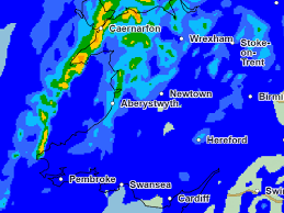 met office wales weekend rain