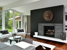 It can be as simple as a fresh paint job on unfinished or previously painted brick. Black Brick Fireplace White Walls Novocom Top