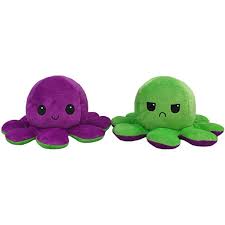 Sondern wählen sie einen bunten socken und füllen sie ihn mit watte auf. Octopus Pluschtier Kuscheltier Oktopus Flip Emotion Doppelseitiges Ostergeschenk Octupus Stofftier Zum Wenden Weiche Baumwolle Spielzeug Kinder Geschenk Doppels Plusch Pluschpuppen Pluschtier