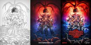 Shop affordable wall art to hang in dorms, bedrooms, offices, or anywhere blank walls aren't welcome. Stranger Things 2 Official Poster On Behance